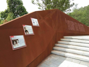 张家口耐候钢挡土墙